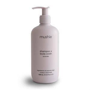 Mushie Baby Shampoo & Body Wash Lavender (Cosmos) - 400 ml (8 pcs)
